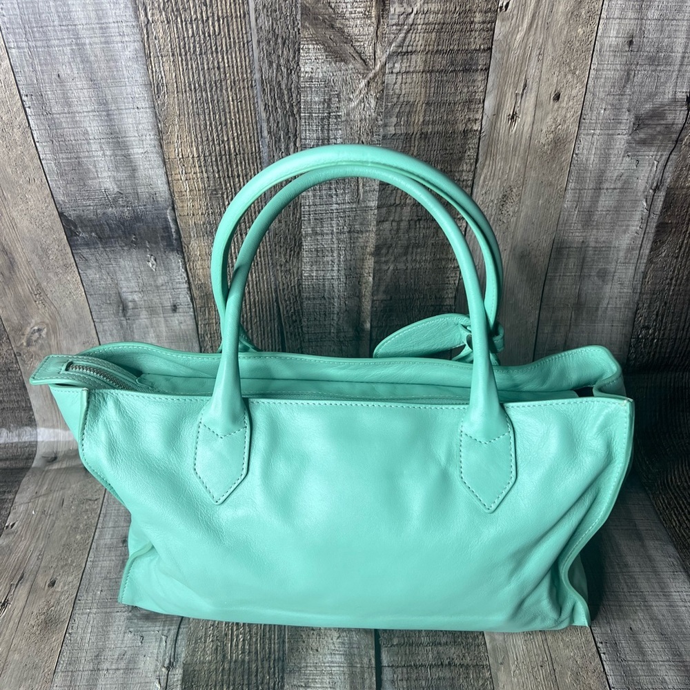 A. TESTONI top handle medium Leather shoulder Handbag - Picture 7 of 16